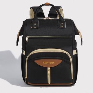 Simple Portable Baby Diaper Bags Large Capacity Mommy Materity <b>Backpack</b> With USB - Product Image 4
