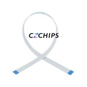 FFC-0.5-10P-200mm FFC Cable (Flexible Flat Cable) P=0.5mm Connector 10P 0.5mm 0.3mm Non-Inverting - Product Image 2