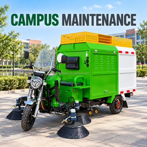 DEEPACK Balayeuse à <span class=keywords><strong>feuilles</strong></span> électrique municipale 700L avec collecteur à vide et tuyau d'aspiration externe pour le nettoyage des parcs et des routes - Product Image 3