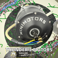 Pièces de rechange pour scooter électrique Dualtron Thunder 3, moteur de moyeu Minimotors d'origine 72V, 3 moteurs avant et arrière