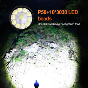 WOSEN ไฟฉายกันน้ำแบบ USB Output 10 P50 LED Beads กำลังสูง ระยะไกล แสงกระจายแบบคอมโบ ใช้งานกลางแจ้งได้อย่างเชื่อถือได้ - Product Image 2