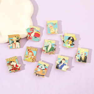 เข็มกลัดโลหะผสมลายวันพีซ ตัวละครช็อปเปอร์ บรู๊ค โซโล ลูฟี่ นามิ รุ่นใหม่ ปี 2024 - Product Image 2