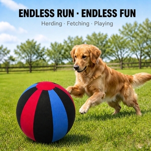 Custom Color Pet Horse Playing Chasing Toy Anti-burst <strong>Herding</strong> Yoga Ball with Strong 1680D 2520D Cover - Product Image 1