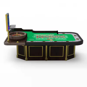 Mesa de Juego de Ruleta de Madera Sólida CTSOK <span class=keywords><strong>Euro</strong></span> Club, de Lujo y Personalizada, Premium y Profesional para <span class=keywords><strong>Casino</strong></span>, Juegos de Azar y Mahjong - Product Image 1