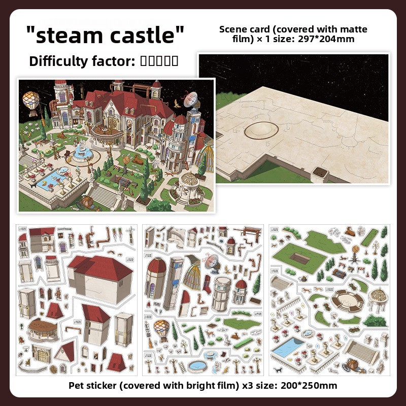 B Steam Castle-rojo