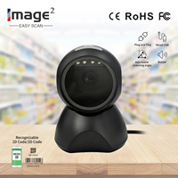 Escáner de Código de Barras de Escritorio T760, Manos Libres, Omnidireccional, 1D 2D QR, USB, Conexión por Cable, Plug and Play, para Supermercados y Tiendas Minoristas