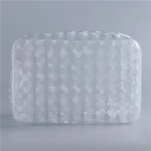 OEM 중국 핫 세일 투명 PVC 침구 이불 플라스틱 포장 가방 pvc 플라스틱 포장 가방 담요 핸들