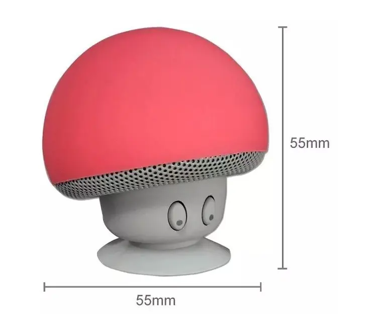 Mushroom Speaker Portable Outdoor Loudspeaker Wireless Mini Column 3D Stereo Music Surround Bass Box