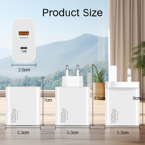 100W Loại C USB QC 3.0 nhanh chóng sạc Adapter OVP OTP siêu tốc độ sạc điện thoại di động EU chúng tôi UK PD đa cổng sạc & Adapter - Product Image 5
