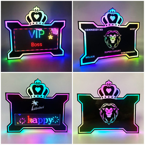 <b>LED</b> Crown <b>Sign</b> Rectangular Handheld Advertising Board With Scrolling Text Programmable For Bars And KTVs - Product Image 1