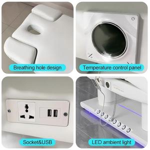 豪华加热水疗按摩床，高度可调，专业按摩床，整体倾斜功能，适用于水疗沙龙家具、医疗水疗中心 - Product Image 3