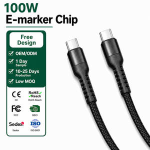 <span class=keywords><strong>Câble</strong></span> de données tressé en nylon TPE USB Type-C 6A 60W PD à charge rapide pour iPhone 15/16/17 Pro et appareil photo - Vente en gros - Product Image 1