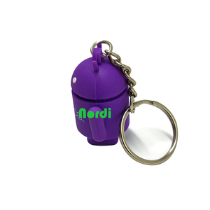 Thân Thiện Với Môi Tùy Chỉnh Hình Dạng Xe Tải Mềm PVC Cao Su Keychain/Key Tag Nhựa Móc Chìa Khóa Với Kim Loại Keyring - Product Image 4