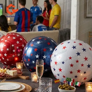 <span class=keywords><strong>Ballon</strong></span> de plage gonflable étoiles et rayures, <span class=keywords><strong>ballon</strong></span> circulaire gonflable avec impression personnalisée, <span class=keywords><strong>ballon</strong></span> gonflable à air - Product Image 5