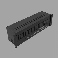 Caja de Distribución de 3U para Montaje en Rack con Interruptor de Circuito, Fuente de Alimentación UPS de Alta Corriente para Gabinete de Cabezal de Hilera