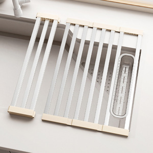 Folding Draining <b>Rack</b> Rectangle Kitchen Sink Dish Drying <b>Rack</b> With Foldable Design For Utensils And <b>Plates</b> Storage - Product Image 4