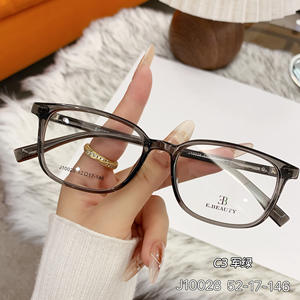 Montures de lunettes carrées Gtp J10028 pour hommes, légères, monture complète, verres Tr90 Ac, 52 17 146 - Product Image 3