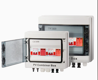 Boîtier de Jonction Solaire MINGTUO IP66 ABS 500V DC 32A, Boîtier Combinateur PV Étanche 3 Entrées 3 Sorties, Boîtier de Distribution Extérieur 6 Prises