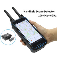 Détecteur de drone portable, capteur de signal RF 300-8000 MHz, scanner radio, équipement de détection de drone FPV sans fil longue portée