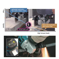 Meuleuse d'angle sans balais 18V DGA404 à batterie lithium – Polissage et découpe professionnels pour le bricolage et l'industrie, déclencheur, 8500 tr/min, 6,0 Ah