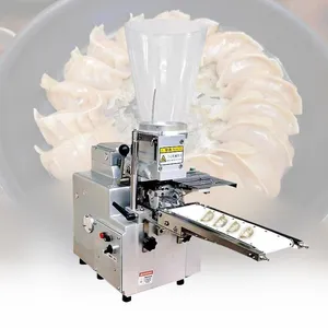 Máquina para Hacer bolas de masa hervida totalmente automática japonesa comercial Samosa Make Fold Pelmeni Gyoza Empanada Maker para bolas de masa hervida