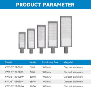 Lampadaire <span class=keywords><strong>LED</strong></span> Commercial Extérieur Étanche IP65 avec Photocellule pour Usage <span class=keywords><strong>Public</strong></span> 30W 50W 100W 150W 200W - Product Image 2