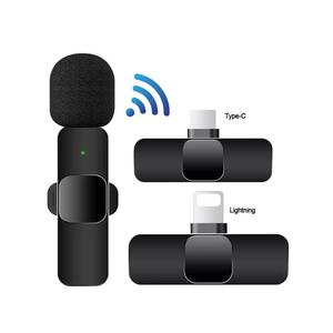 Micrófono Lavalier inalámbrico, minimicrófono con cancelación de ruido para entrevista en vivo, vlog, transmisión en vivo al aire libre, gran oferta - Product Image 6