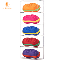 Étui à lunettes créatif en forme de sneaker, boîte de rangement semi-rigide pour lunettes, couleur contrastée, portable pour enfants et adultes