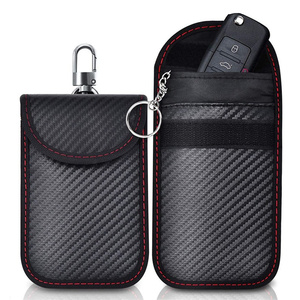 <span class=keywords><strong>Pochette</strong></span> Faraday blanche <span class=keywords><strong>anti</strong></span>-ondes en fibre de carbone de qualité supérieure pour clé de <span class=keywords><strong>voiture</strong></span> - Product Image 2