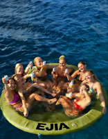 Hamac aquatique gonflable multi-personnes, idéal pour les voyages, hamac aquatique gonflable de qualité supérieure, flotteur de piscine antidérapant pour adultes