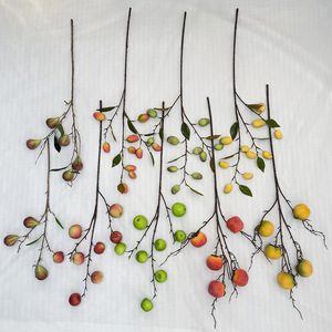 Usine de fleurs artificielles Meiyu Craft, branches de fruits artificielles en mousse pour la décoration intérieure, accessoires pour le Nouvel An chinois et les mariages - Product Image 4
