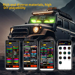 Nuevo Panel <span class=keywords><strong>LED</strong></span> para Parabrisas de Camión Lemombo, Mensajes Programables por Aplicación, Pantalla <span class=keywords><strong>LED</strong></span> Ojo de Diablo para Camión, Publicidad en Ventanas, Flexible - Product Image 6