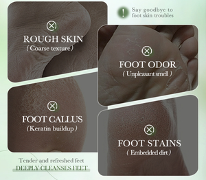 Savon pour les pieds au charbon de bambou et au thé vert, savon pour les pieds nettoyant en profondeur et éliminant les odeurs - Product Image 4