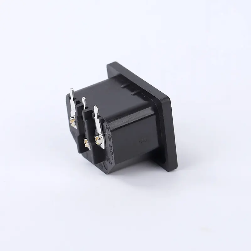 Factory Direct Sale 250V IEC 60320 C14 Ac Power Socket 3Pin Ac Universal Power Socket Power Socket