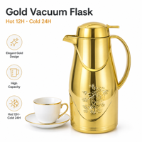 Bouteille isotherme portable ZES 2L en plastique PP, grande capacité, moderne, avec couvercle, best-seller au Moyen-Orient pour le thé, le café et l'eau