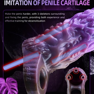 Condón de Silicona SHAZ para Retrasar la Eyaculación, Funda Reutilizable para Pene, Agrandador de Pene, Estimulador Sexual para Parejas, Juguetes Sexuales para Hombres - Product Image 4