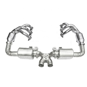 CSZ Venta al por mayor: Sistema de escape Valvetronic de titanio para GT3/GT3 RS 991 991.1 991.2 3.8L 4.0L, Colectores de escape de 200 celdas - Product Image 1