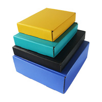 Precio de fábrica, venta al por mayor, tamaño personalizado, Impresión de logotipo, papel Kraft, cajas de correo de cartón de avión fuerte