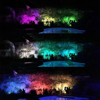 Projecteur LED A32W en aluminium coloré pour extérieur, transformateur IP65, éclairage de projection pour avant-toit, 12V, pour arbres et drapeaux, RGB Ra95, garantie 3 ans