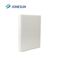 Carpeta Archivadora de PVC Blanca Personalizada Tamaño A4, Carpeta de Almacenamiento de Papel para Oficina, Organizador de Documentos, Carpeta con 3 Anillas