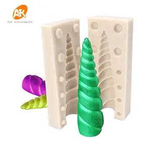 Ak Eenhoorn Silicone Mold Gum Paste Fondant Decorating Moulds Cupcake 3D Chocolade Mallen