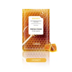 Individuelle Fruchtgeschmacksmaske Gesichtspflege Vitamin C feuchtigkeitsspendend Aufhellend natürlich vegan Extrakt Massenware Honig reinigende Gesichtsmaske