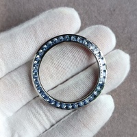 Jam Tangan Kustom Baru 2026 Cermin Safir Bulat Bertatahkan Berlian Jam Tangan Fashion Berkualitas Tinggi