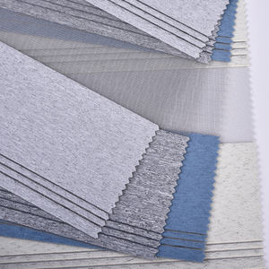 ستائر زيبرا أفقية مخصصة من مصنع شاوشينغ، 100% بوليستر، معتمة، بلون واحد، نسيج ستائر دوارة للنوافذ الفرنسية يدوية التشغيل - Product Image 6