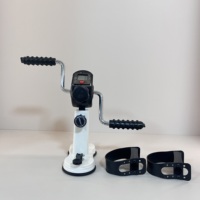 Mini vélo d'exercice à double ventouse, manivelle et pédales, en acier et plastique, écologique, portable, pour entraînement des bras et des jambes, musculation à domicile