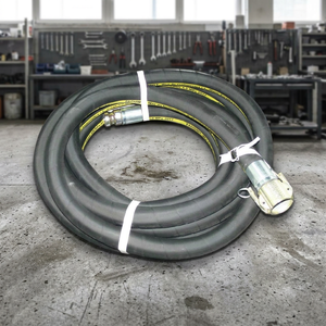 Oil Resistant Mortar <b>Hose</b> 25mm With Camlock <b>Clamp</b> Connectors For Chemical Mix - Product Image 2