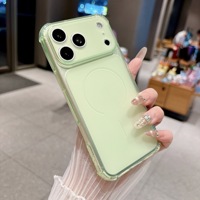 Funda Protectora para Teléfono con Esquinas Reforzadas Anti-caídas, Acabado Mate, para iPhone 17 Air 16 15 Pro Max, Cobertura Total de Lente, TPU Suave, Venta al Por Mayor