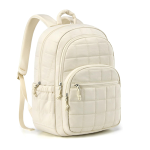 Custom Quilted Puffer <b>Backpack</b> Lightweight Multi Pocket Nylon <b>Backpack</b> Casual Daily School <b>Travel</b> <b>Backpack</b> <b>for</b> <b>Women</b> - Product Image 6