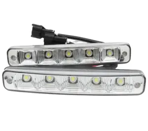 12V 10W süper parlak E4 alüminyum 100% su geçirmez IP67 otomatik DRL LED araba gündüz çalışan işık automotivo lambaları