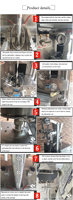 Machine de remplissage et de scellage automatique de sachets en papier motorisée contrôlée par PLC pour l'emballage des épices, du café et des sachets de thé